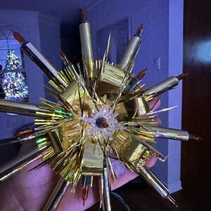Christmas tree topper Vintage Starburst Holiday Light Decoration